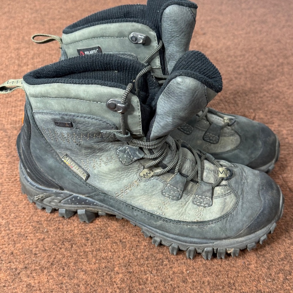 Merrell Quark 8 Waterproof Midnight Mens Hiking Boots Polartec Vibram J87921 9